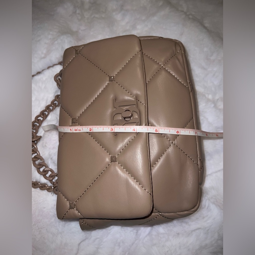 Badgley Mischka Quilted Studded Vegan Leather Bag - Picture 9 of 10